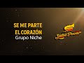 Se Me Parte El Corazón, Grupo Niche, Video Letra - Salsa Power