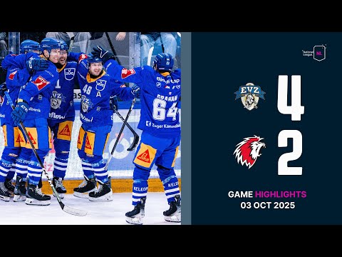 EV Zug vs. Lausanne HC - Game Highlights