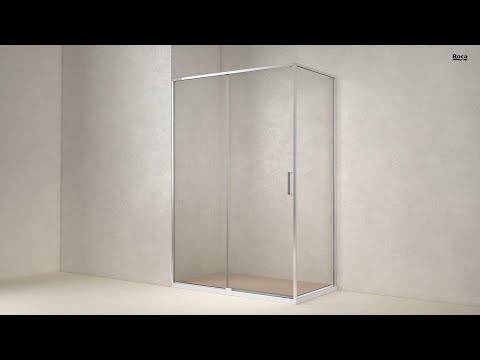 How to install Ura L2E + LF shower enclosure | Roca