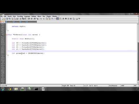 Programming A Chess Engine in C Part 27 - Printmove and Printsquare