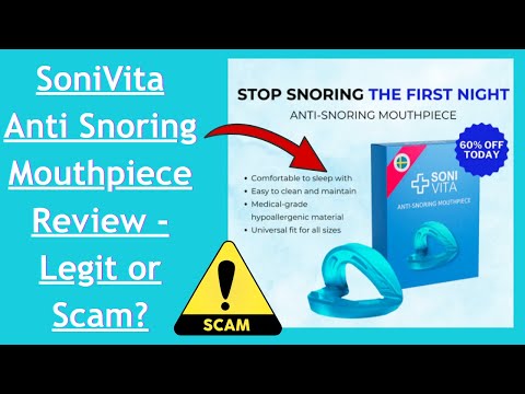 SoniVita Anti Snoring Mouthpiece Review - Legit or Scam?