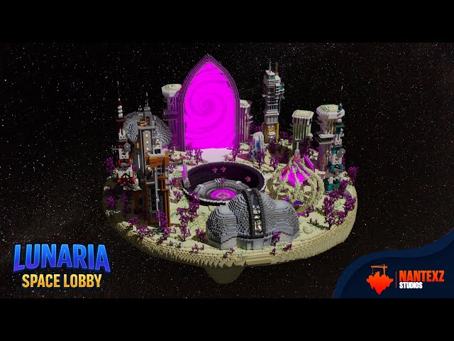 🚀 Lunaria Space Lobby | NantexzStudios Minecraft Map