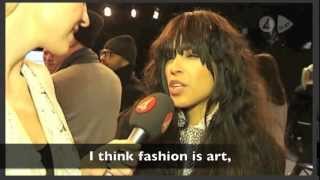 Loreen - Mercedes Benz Fashion Week, Emilia de Poret for TV4 [English subtitles]