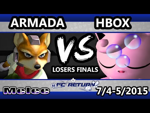 FC Return - Liquid Hungrybox (Jigglypuff) Vs. [A] Armada (Fox) SSBM LF - Smash Melee