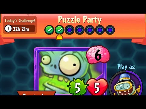 Puzzle Party - 11 October 2017 - Plants vs. Zombies Heroes