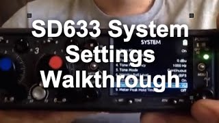 Video thumbnail for Sound Devices 633 system menu walk through by Matt Price (Soundrolling)