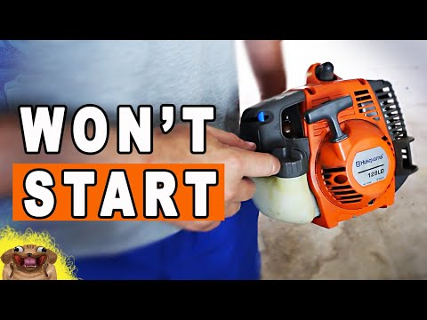 Weed Eater Won't Start!  How to FIX Weedeater that bogs down!