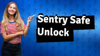 Can a locksmith get into a Sentry safe?