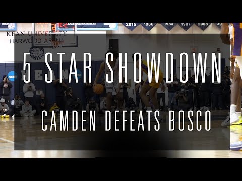 5 STAR SHOWDOWN - DJ Wagner And Dylan Harper Put On A Show - Camden Defeats Don Bosco 83-68