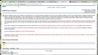 UWG Class Registration