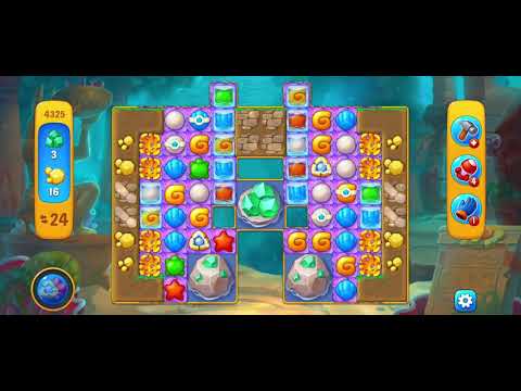 Fishdom lvl 4325 Gameplay / Emeralds / Minigame / GOLD PASS