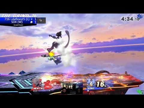 The Grind 16 - Ldafinest5 (Sonic) Vs. SDX (Mewtwo) Grand Finals