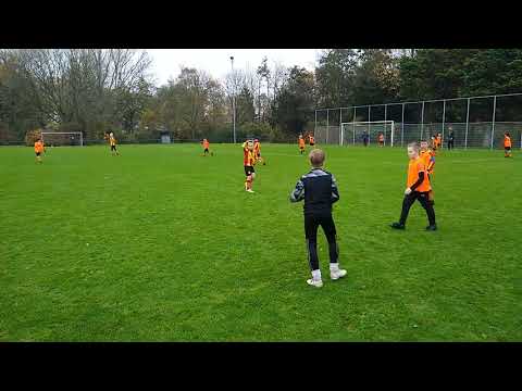 Oefenwedstrijd JO10-1 - JO11-1 - 14-11-2020 - 1e helft van 1e helft