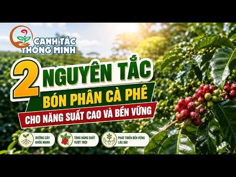 Canh Tác Thông Minh | 2 Nguyên Tắc Bón Phân Cà Phê Cho Năng Suất Cao Và Bền Vững ☕