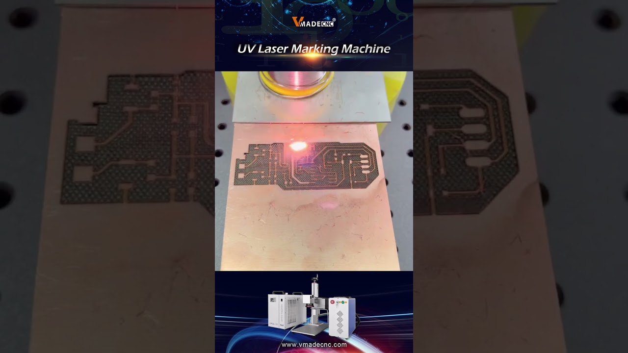 UV Laser Marking PCB #uvlasermarking