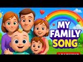 Family Members Song Mom Dad Sister Brother Nursery Rhyme For Kids Learning Toon