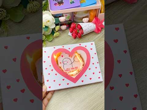 Propose Day Surprise Card 🔥❤️#shorts #valentinesday #love #giftcard #diy #craft #handmade #art