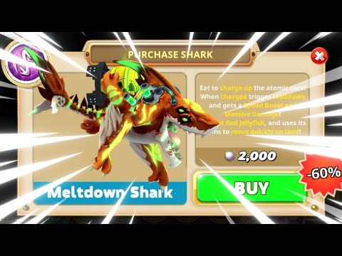 GET MELTDOWN SHARK 60% OFF (JAWSOME DISCOUNT) - HUNGRY SHARK WORLD