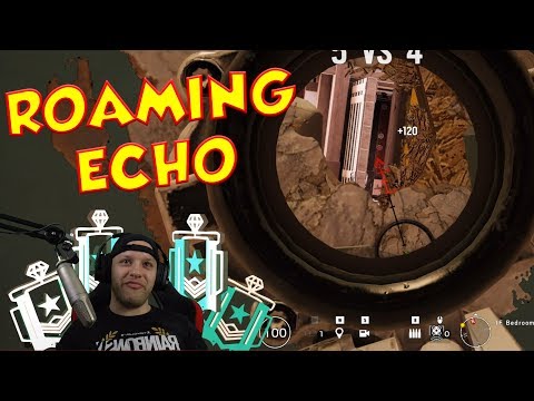 THAT'S A SPICY SPAWNKILL! The roaming echo - Rainbow Six Siege