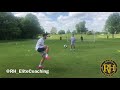Manchester United’s Bruno Fernandes & former Manchester City player Stephen Ireland training with RH