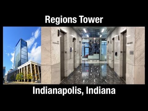 Modded Otis Traction Elevators/Lifts (High-Rise Ones) - Regions Tower - Indianapolis, IN