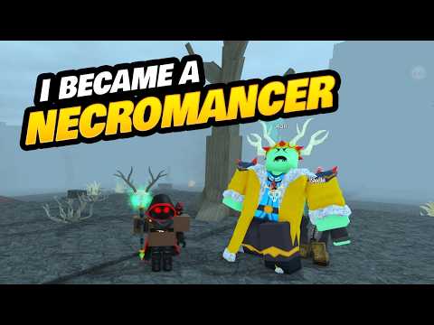 I became a NECROMANCER in 99 Nights and summoned a BOSS