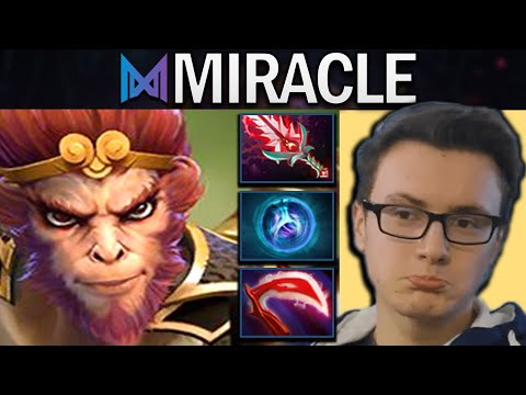 Monkey King Dota 2 Gameplay Miracle with Bloodthorn - TI12