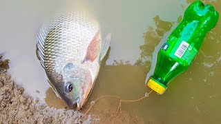 Amazing Boy Catch Fish With Plastic Bottle Fish Trap ! Fish Trap in Cambodia Method (Part-2)