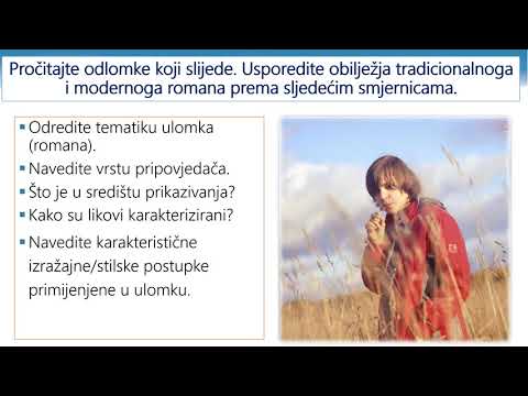 Hrvatski jezik 3. r. SŠ - Vjenceslav Novak, „Posljednji Stipančići“, 3. dio (Riječ, rečenica, iskaz)