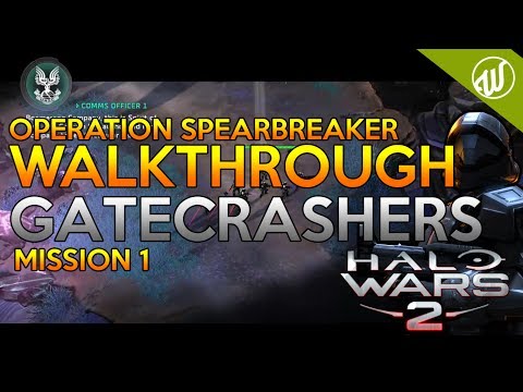 Halo Wars 2 : NEW DLC Operation Spearbreaker - Mission 1 "GATECRASHERS" - Full Walkthrough