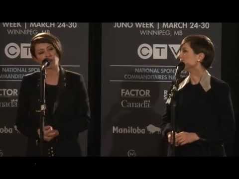 Media Questions after Junos Awards - Tegan and Sara