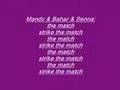 Monrose - Strike the match with lyrics 