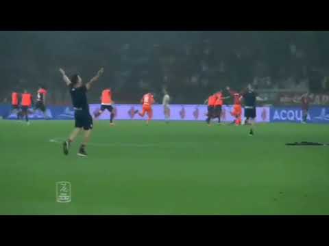 Bari-Cagliari 0-1 (Radionorba - La disperazione di Michele Salomone al gol di Pavoletti al 94°)