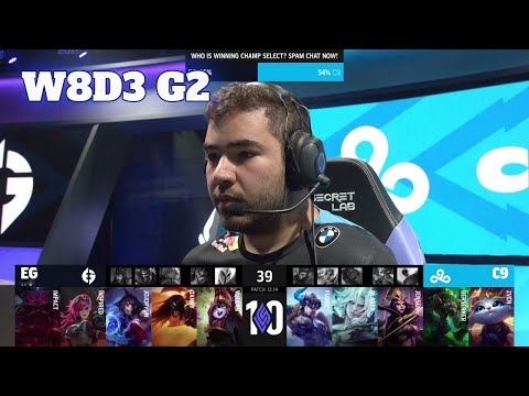 EG vs C9 | Week 8 Day 3 S12 LCS Summer 2022 | Evil Geniuses vs Cloud 9 W8D3 Full Game