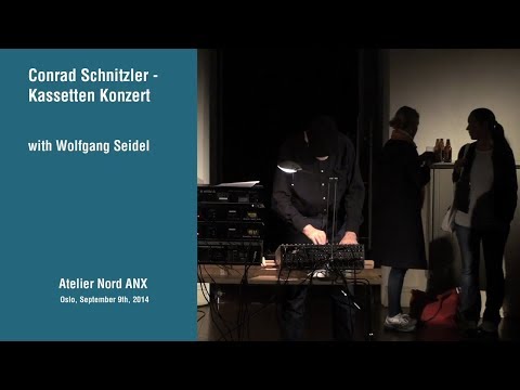 “Conrad Schnitzler – Kassetten Konzert” with Wolfgang Seidel