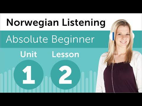 Norwegian Listening Practice - At a Norwegian Restaurant
