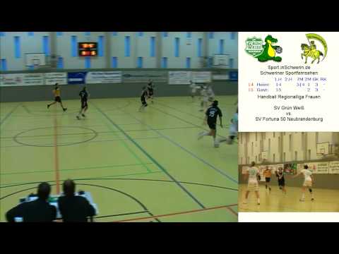 Handball Regionalliga Frauen SV Grün Weiß Schwerin vs. SV Fortuna 50 Neubrandenburg