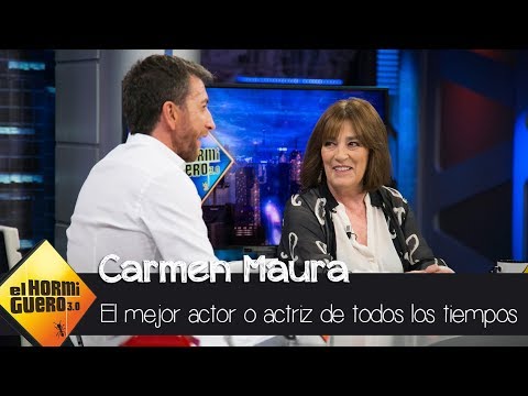 Pablo Motos a Carmen Maura: "¿Cuál es el mejor actor o actriz de todos los tiempos?"