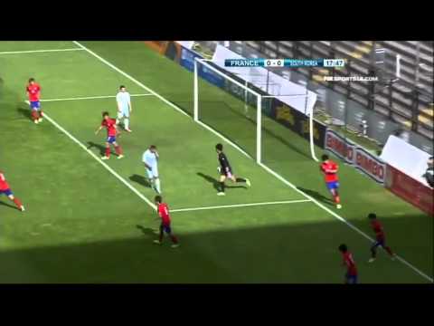 France u21. Free kicks