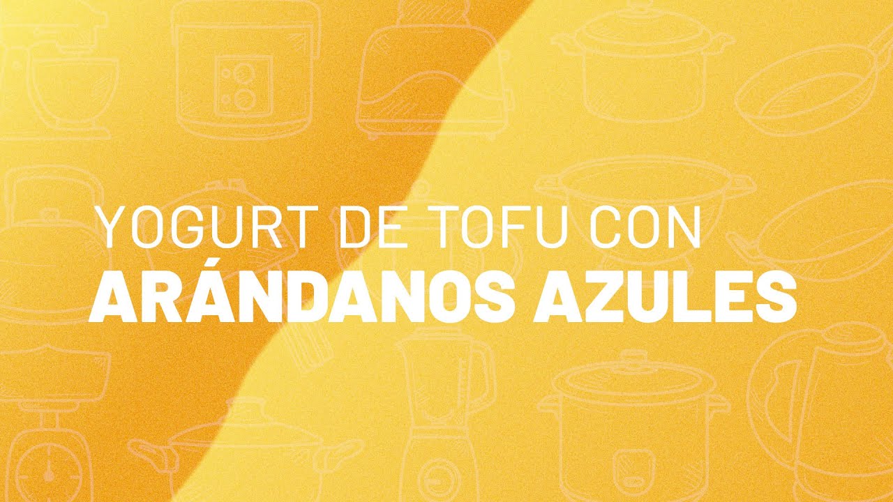 Yogurt de Tofu con Arándanos Azules