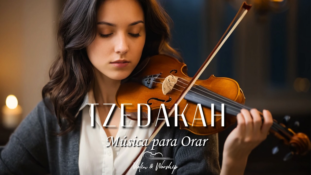 🎻 TZEDAKAH - Adoración Instrumental Profética de Violín de Guerra - Música de Fondo para Orar
