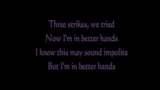 In Better Hands- Fefe Dobson (Lyrics)