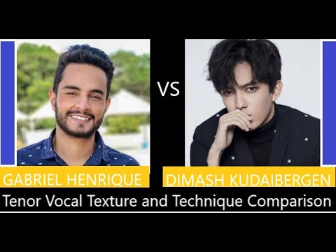GABRIEL HENRIQUE VS DIMASH KUDAIBERGEN - Tenor Vocal Texture and Technique