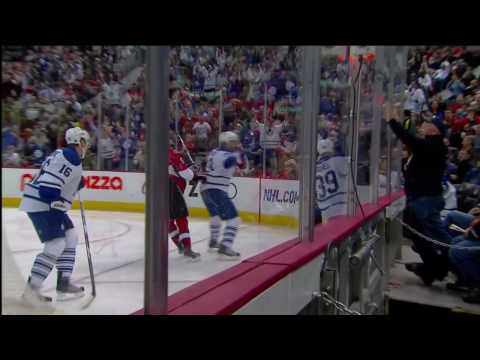 John Mitchell Goal - Leafs 2 vs Sens 0 - Mar 16th 2010 (HD)