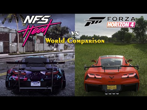 Need For Speed HEAT vs Forza Horizon 4 | WORLD COMPARISON |