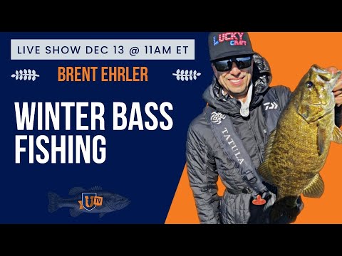 Cold Winter Bass Fishing LIVE - Brent Ehrler