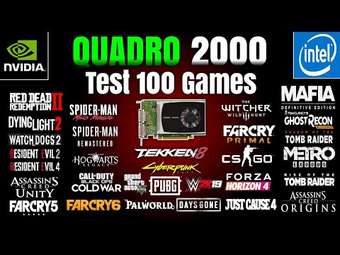 Top Best 100 Games Test On | Quadro 2000 1GB | IN 2024 | I5 4590 | 12 GB RAM