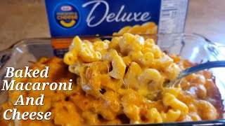 Easy Deluxe Baked Macaroni And cheese Recipe