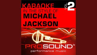 I Just Can't Stop Loving You (Karaoke Lead Vocal Demo) (In the style of Michael Jackson and...