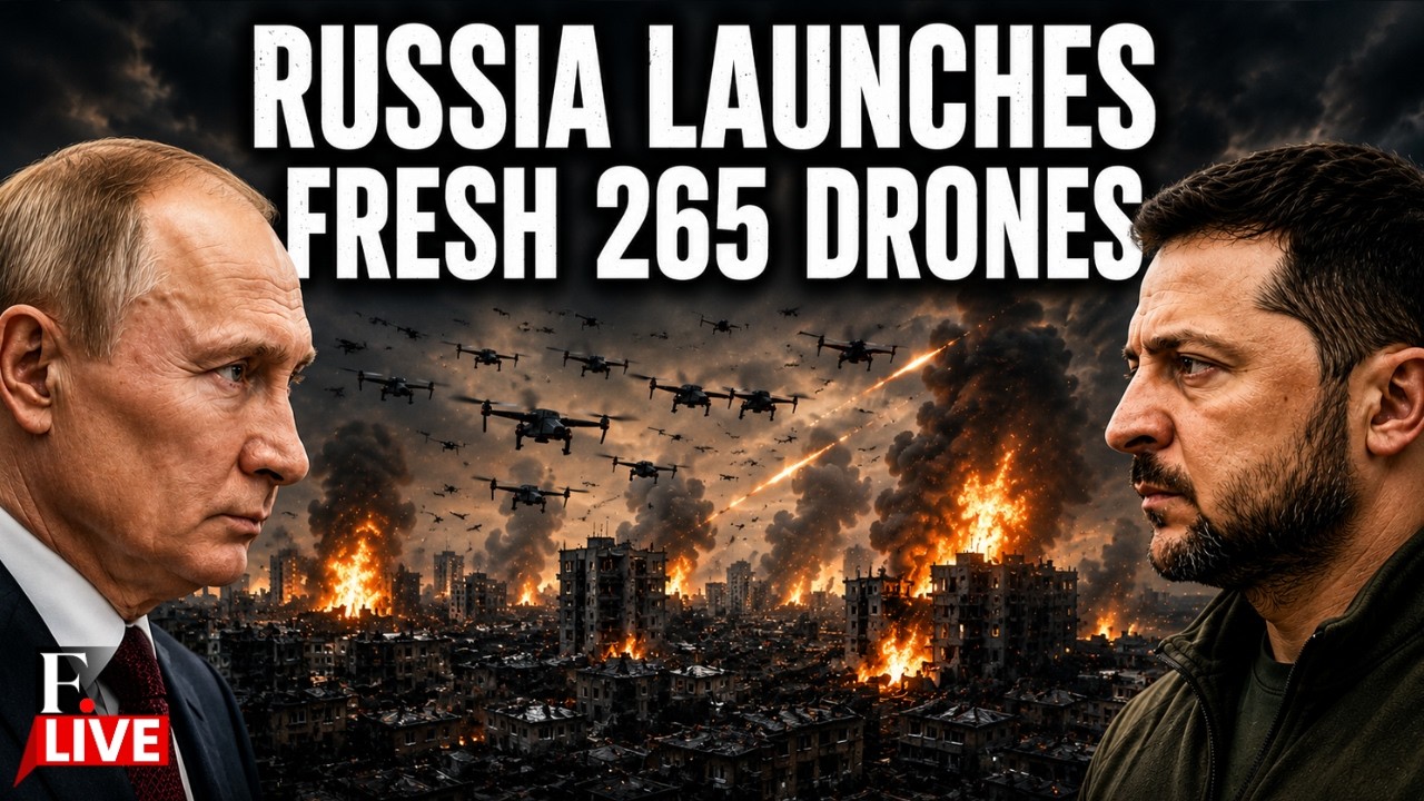 Russia Ukraine War LIVE | Russia Launches 265 Drones at Ukraine; Air Defences Down 228